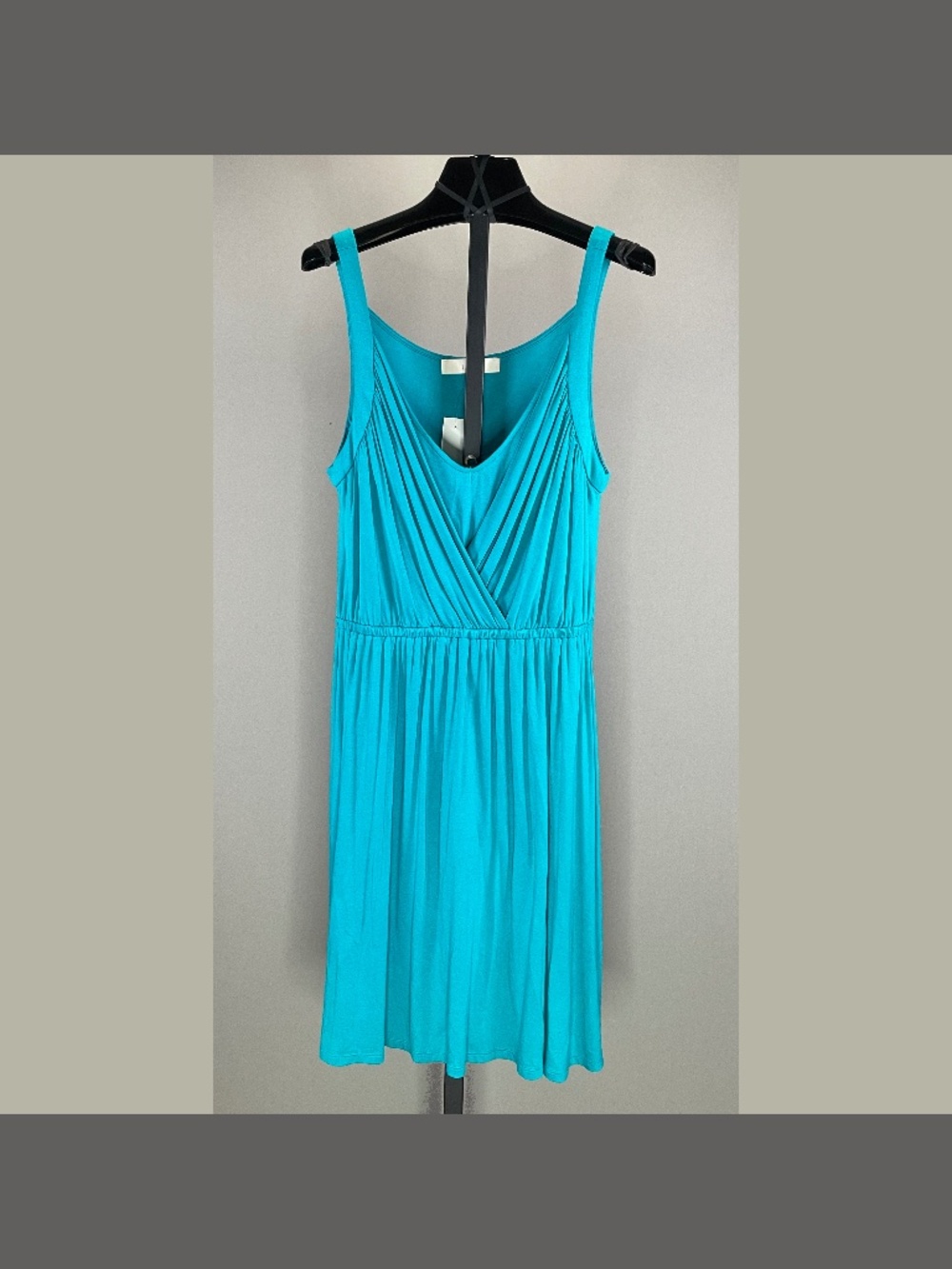 NEW Loft Dress Womens Medium blue sheath preppy summer casual